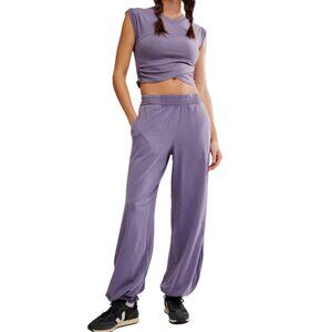 Free People Movement Women's Hot Shot Pants Size XL Color Purple
